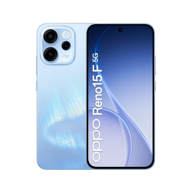 OPPO Reno15 F 5G 16,9 cm (6,57") AMOLED Doppia SIM USB tipo-C 8 GB 256 GB 7000mAh 80W - Aurora Blue