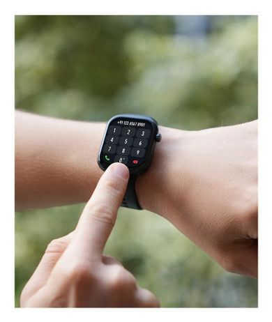 Honor InfoWear Watch 2i 4,7 cm (1.85") AMOLED 49.7 mm Digitale 390 x 450 Pixel Touch screen Nero