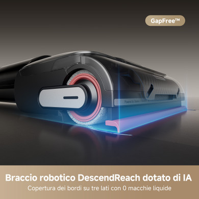 Dreame H15 Pro Combo Aspirapolvere elettrica Batteria Secco e bagnato Senza sacchetto 400 W Nero, Grigio 5 Ah