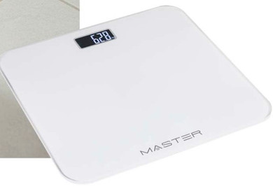 Master PP970W-R Bilancia Pesapersone Digitale 180Kg Vetro Temperato