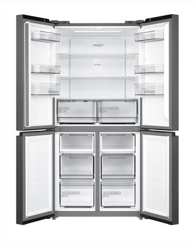 Midea MDRF632FIE45 Frigorifero Quattro Porte 474 L Dark Inox Classe E