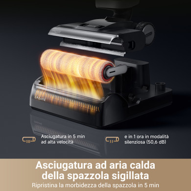 Dreame H14 Pro Aspirapolvere a bastone 2 in 1 AC Secco e bagnato Senza sacchetto 400 W Nero, Grigio 5 Ah