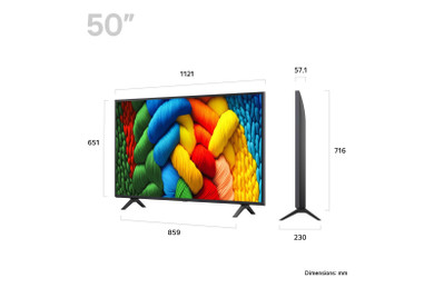 LG NanoCell AI 50NANO80A6B 127 cm (50") 4K Ultra HD Smart TV Wi-Fi Nero