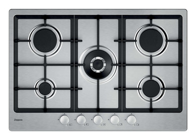 Zoppas EZPG755GXH Acciaio inox Da incasso 75 cm Gas 5 Fornello(i)