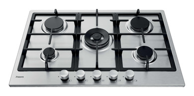 Zoppas EZPG755GXH Acciaio inox Da incasso 75 cm Gas 5 Fornello(i)