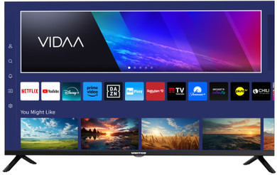 United UNLED43M10VDA SMART TV 43" FULL HD, Sistema operativo VIDAA, Triplo tuner DVBT2/C/S2 HEVC MAIN10, Dolby Audio, Parental Control
