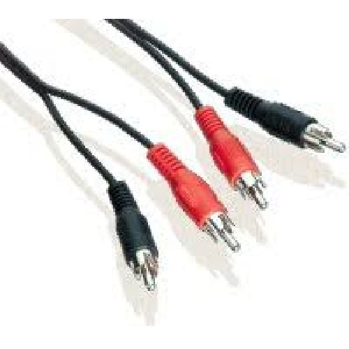 METRONIC CAVO AUDIO-STEREO 2 RCA M / 2 RCA M - 1,2m(470065)