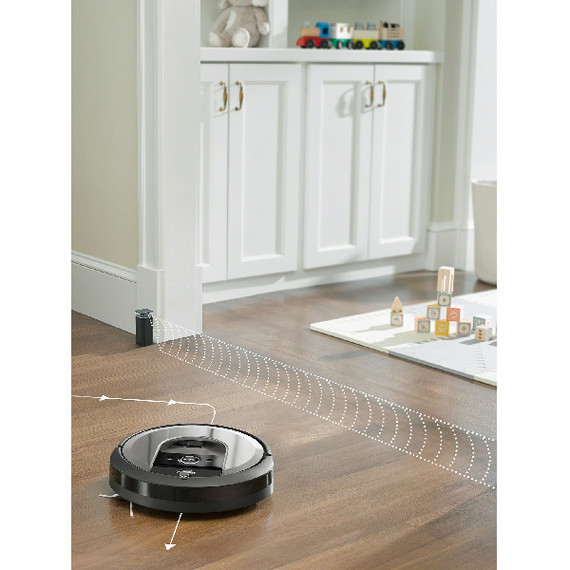 iRobot Roomba i7 aspirapolvere robot 0,4 L Senza sacchetto Nero