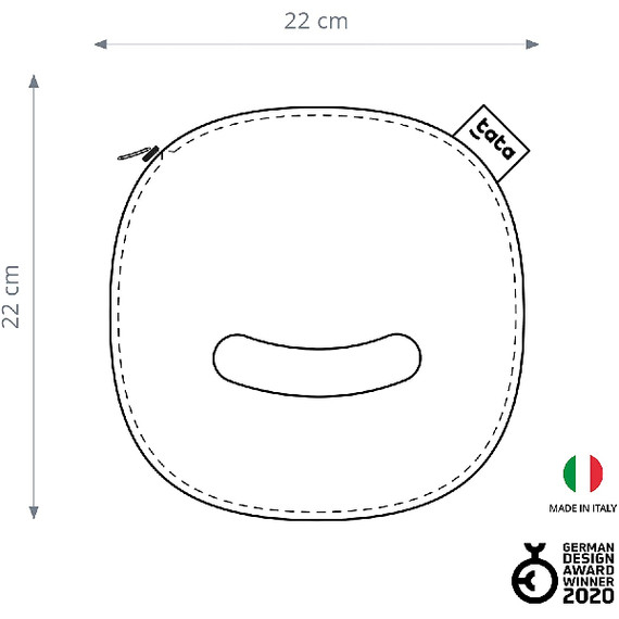 Filo Tata Pad Dispositivo Anti Abbandono Blu Navy per Seggiolini Auto