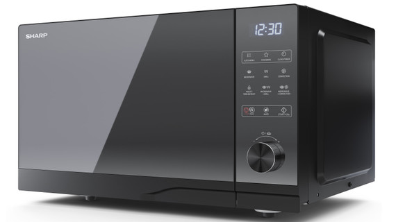 Sharp YC-GC52FE-B forno a microonde Superficie piana Microonde combinato 25 L 900 W Nero