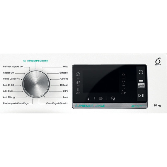 Whirlpool W6 W045WB IT lavatrice Caricamento frontale 10 kg 1400 Giri/min Bianco