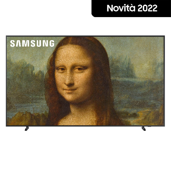 Samsung The Frame TV 4K 50” 50LS03B Smart TV Wi-Fi Black 2022, Processore 4K, Cornice personalizzabile, Display anti-riflesso, Suono dinamico