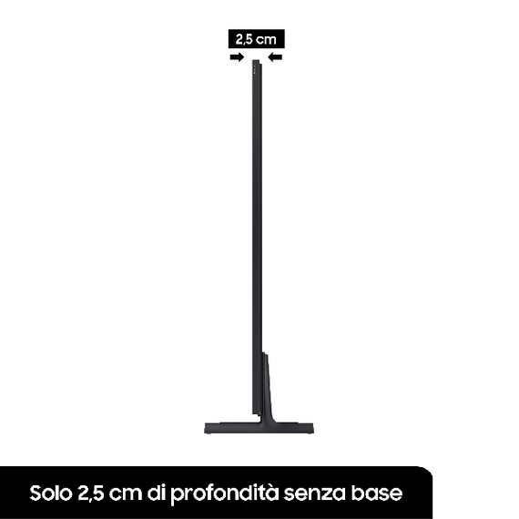 Samsung The Frame TV 4K 50” 50LS03B Smart TV Wi-Fi Black 2022, Processore 4K, Cornice personalizzabile, Display anti-riflesso, Suono dinamico