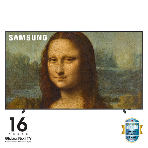 Samsung The Frame TV 4K 50” 50LS03B Smart TV Wi-Fi Black 2022, Processore 4K, Cornice personalizzabile, Display anti-riflesso, Suono dinamico