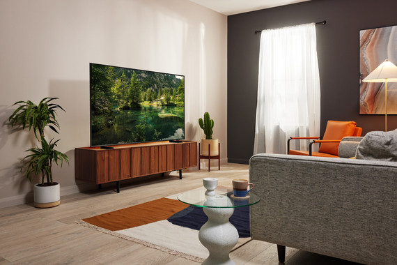 Samsung Series 6 TV QLED 4K 75” QE75Q60 Smart TV Wi-Fi Black, Quantum HDR, Ultra sottile, Colori Ultra luminosi, Suono dinamico