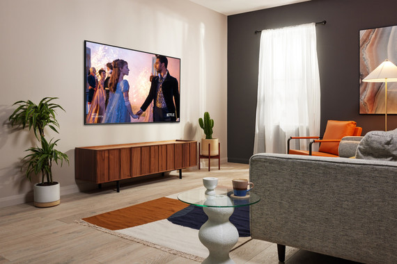 Samsung Series 6 TV QLED 4K 75” QE75Q60 Smart TV Wi-Fi Black, Quantum HDR, Ultra sottile, Colori Ultra luminosi, Suono dinamico
