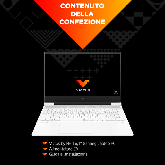 Victus by HP 16-d0031nl Intel® Core™ i5 i5-11400H Computer portatile 40,9 cm (16.1") Full HD 16 GB DDR4-SDRAM 512 GB SSD NVIDIA GeForce RTX 3060 Wi-Fi 6 (802.11ax) Windows 11 Home Nero