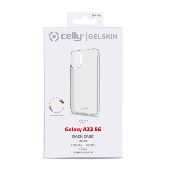 Celly Gelskin custodia per cellulare 16,3 cm (6.4") Cover Trasparente (-9)