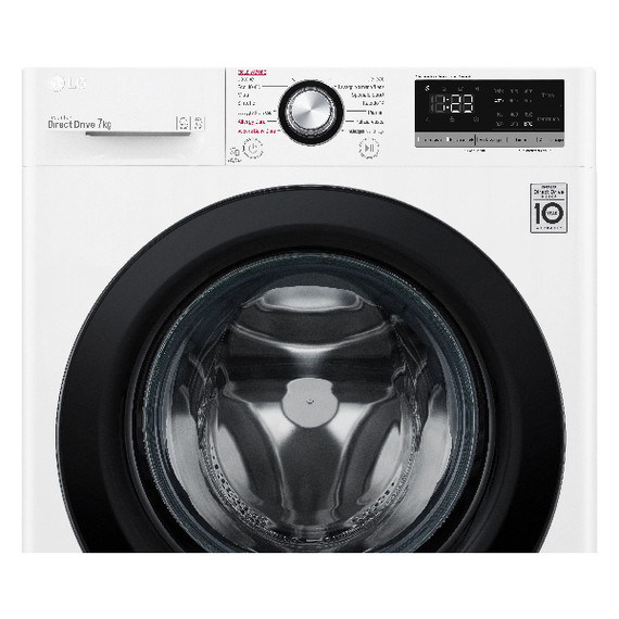 LG F2WV3S7S6E Lavatrice slim 7kg AI DD, Classe D, 1200 giri, Vapore