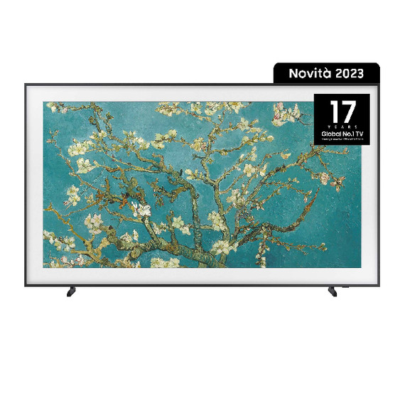 Samsung Lifestyle TV QE32LS03CBUXZT The Frame QLED Full HD, Smart TV 32" Matte Display, OTS Lite, Black 2023
