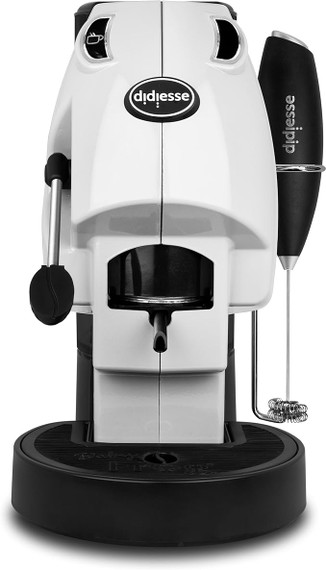 Didiesse Baby Frog Automatica/Manuale Macchina per caffè a cialde 1,5l Gesso, con frullino incluso
