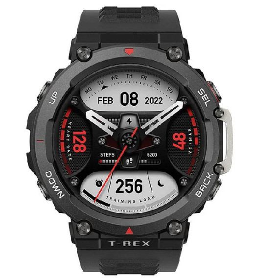 Amazfit T-Rex 2 3,53 cm (1.39") AMOLED 47 mm Digitale 454 x 454 Pixel Touch screen Nero GPS (satellitare)