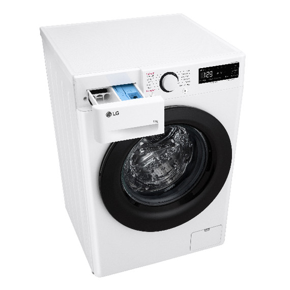 LG F4R3011NSWB Lavatrice 11kg AI DD, Classe A-10%, 1400 giri, Lavaggio a vapore