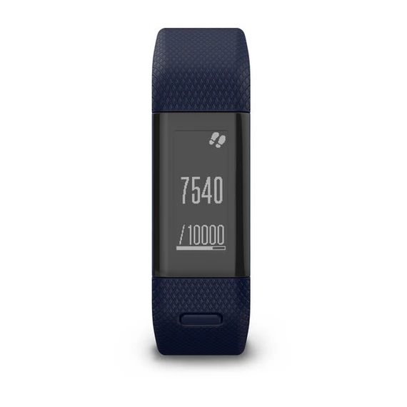 Garmin vivosmart HR+ OLED Braccialetto per rilevamento di attività  Nero, Blu