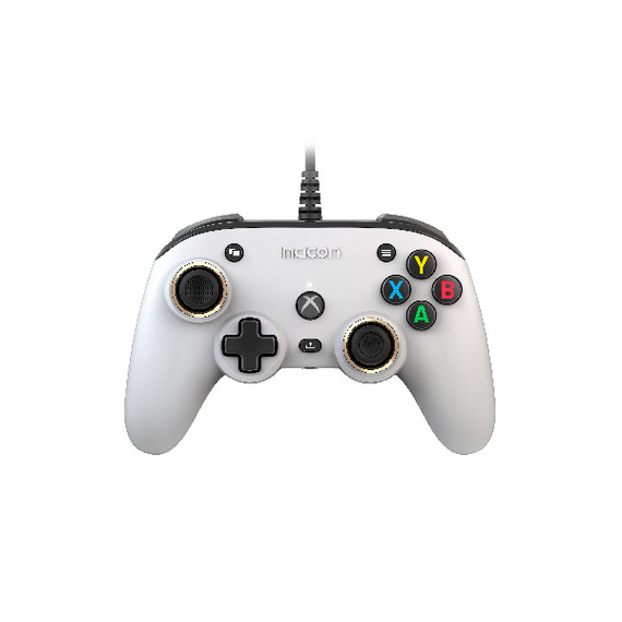 NACON Pro Compact Controller Bianco USB Gamepad Xbox One, Xbox Series S, Xbox Series X
