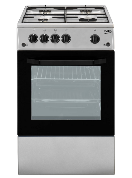 Beko CSG42011FS Cucina Gas Argento