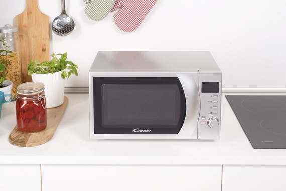 Candy Smart CMG2071DS Superficie piana Microonde con grill 20 L 700 W Argento