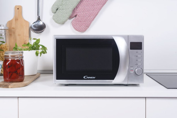 Candy Smart CMG2071DS Superficie piana Microonde con grill 20 L 700 W Argento