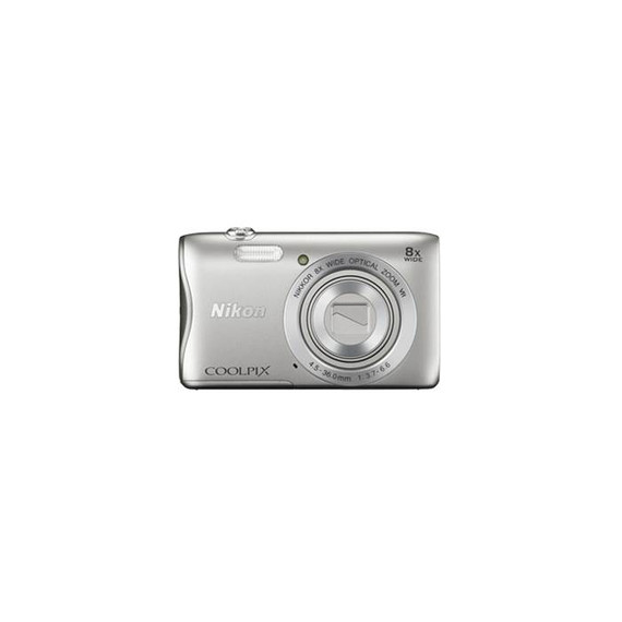 Nikon COOLPIX S3700 1/2.3" Fotocamera compatta 20,1 MP CCD 5152 x 3864 Pixel Argento