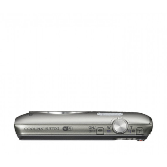 Nikon COOLPIX S3700 1/2.3" Fotocamera compatta 20,1 MP CCD 5152 x 3864 Pixel Argento