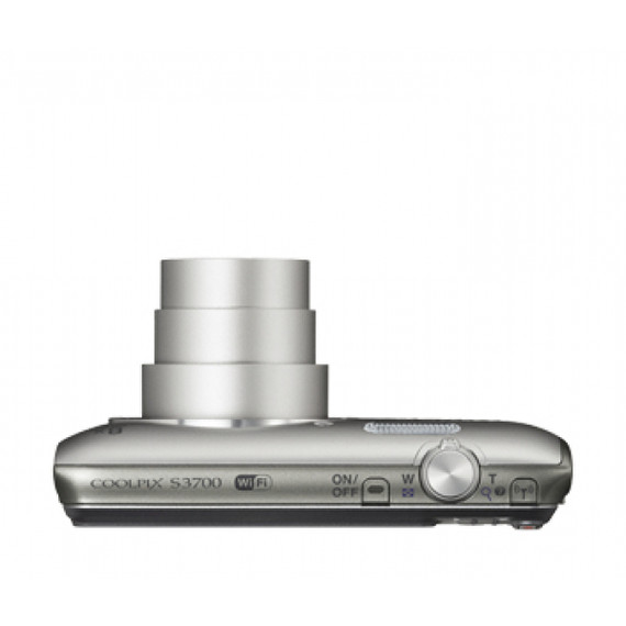 Nikon COOLPIX S3700 1/2.3" Fotocamera compatta 20,1 MP CCD 5152 x 3864 Pixel Argento
