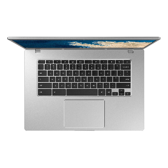 Samsung Chromebook 4+ Intel® Celeron® N4000 39,6 cm (15.6") Full HD 4 GB LPDDR4-SDRAM 64 GB eMMC Wi-Fi 5 (802.11ac) ChromeOS Argento
