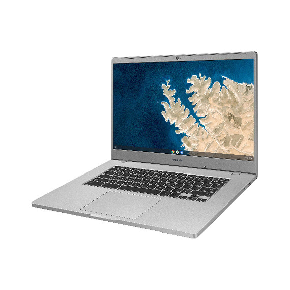 Samsung Chromebook 4+ Intel® Celeron® N4000 39,6 cm (15.6") Full HD 4 GB LPDDR4-SDRAM 64 GB eMMC Wi-Fi 5 (802.11ac) ChromeOS Argento