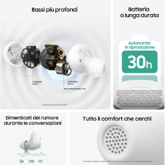 Samsung Galaxy Buds FE - Bianco