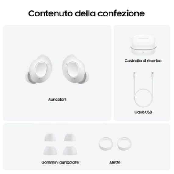 Samsung Galaxy Buds FE - Bianco