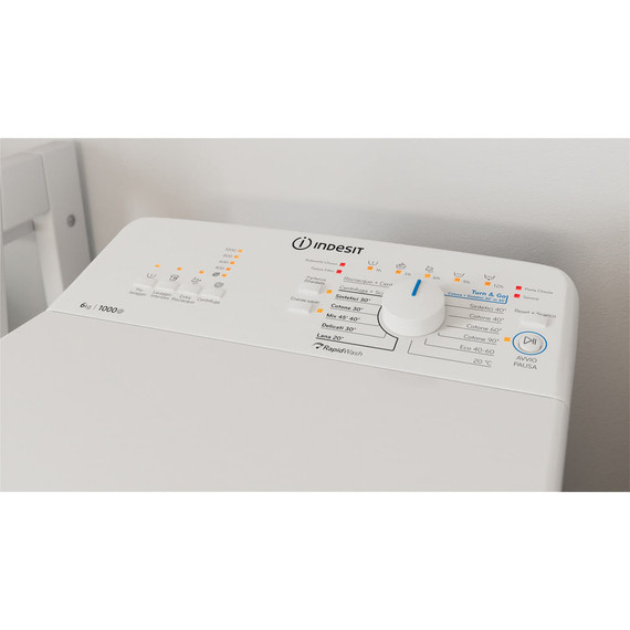 Indesit Turn&GO Lavatrice a libera installazione BTW L60400 IT - BTW L60400 IT