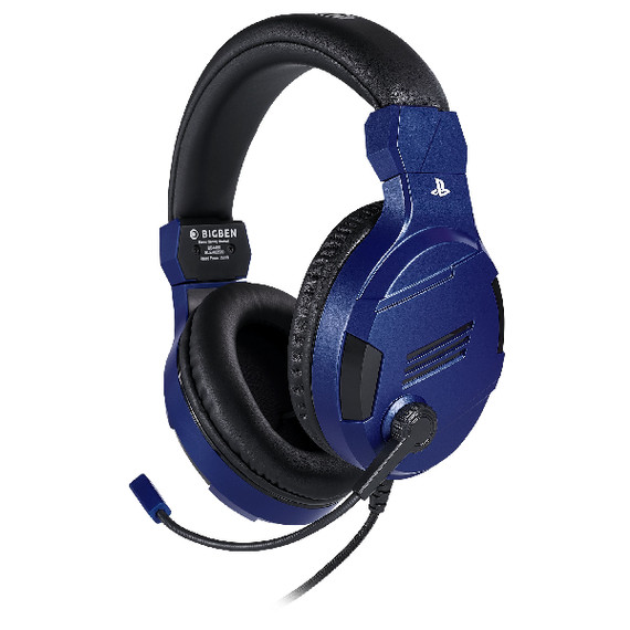 Bigben Interactive PS4OFHEADSETV3G Auricolare Cablato A Padiglione Giocare Blu