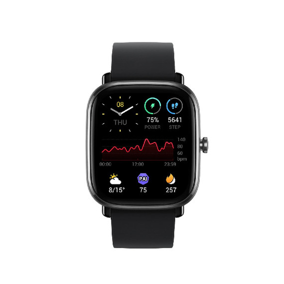Amazfit GTS 2 mini 3,94 cm (1.55") AMOLED 40 mm Digitale 354 x 306 Pixel Touch screen Nero GPS (satellitare)