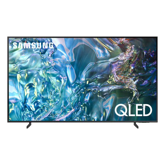 Samsung Q TV QLED 4K 50” QE50Q  Smart TV Wi-Fi Titan Gray 2024, Quantum Processor Lite 4K, 4K Upscaling, AirSlim Design, OTS Lite