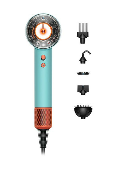 Dyson Asciugacapelli Supersonic Nural (acquamarina/tangerine)