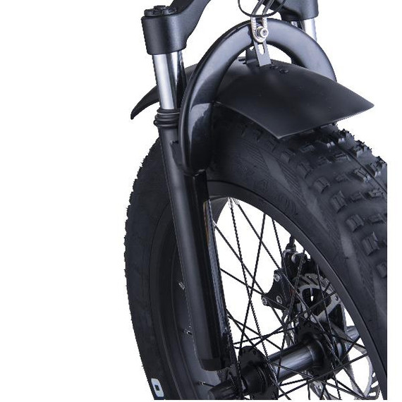Nilox Urban - E-Bike K10 Plus Black | Pieghevole, Ruote FAT 20”, 250W, 36V 10Ah, Freno a Disco, Display LCD