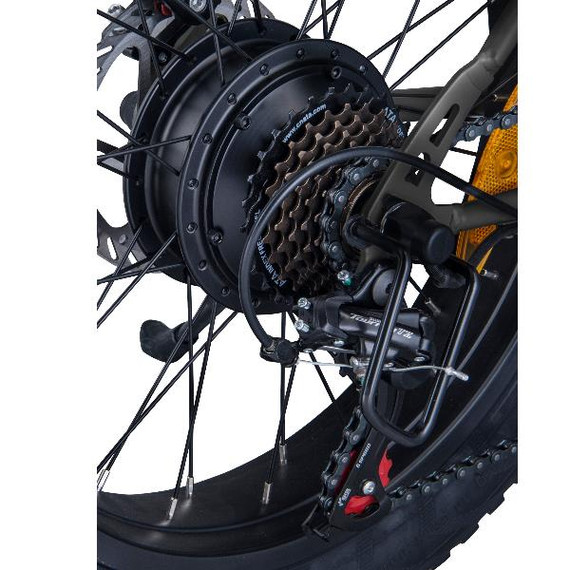 Nilox Urban - E-Bike K10 Plus Black | Pieghevole, Ruote FAT 20”, 250W, 36V 10Ah, Freno a Disco, Display LCD