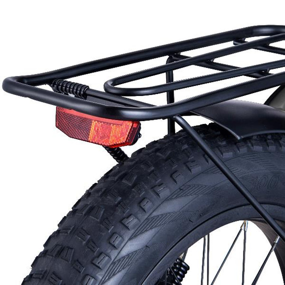 Nilox Urban - E-Bike K10 Plus Black | Pieghevole, Ruote FAT 20”, 250W, 36V 10Ah, Freno a Disco, Display LCD