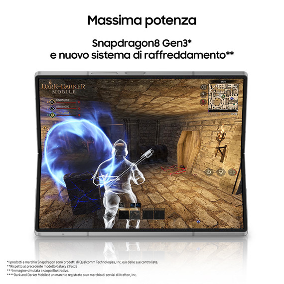 Samsung Galaxy Z Fold6 Smartphone AI, 512GB, RAM 12GB, Display 6,3"/7,6" Dynamic AMOLED 2X, Navy
