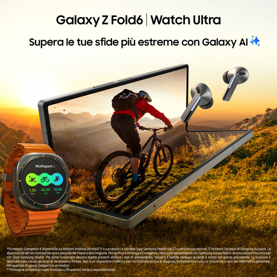 Samsung Galaxy Z Fold6 Smartphone AI, 512GB, RAM 12GB, Display 6,3"/7,6" Dynamic AMOLED 2X, Navy