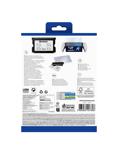 NACON PSOFPORTFORCEGLASS parte e accessorio per console da gioco Protezione per schermo